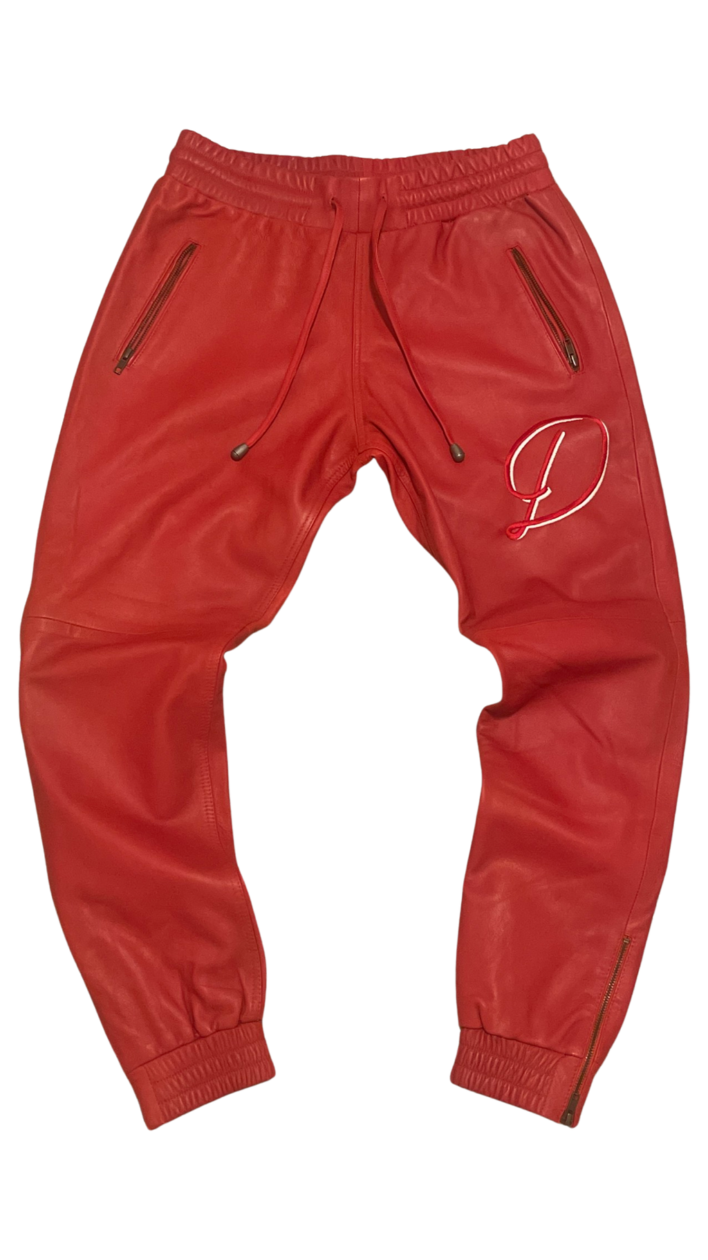 GENUINE LEATHER JOGGERS