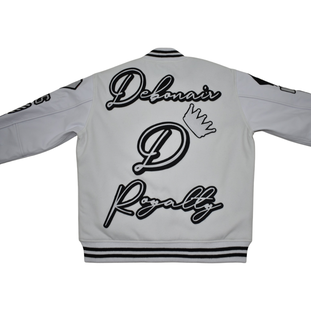 Debonair Royalty Varsity Jacket