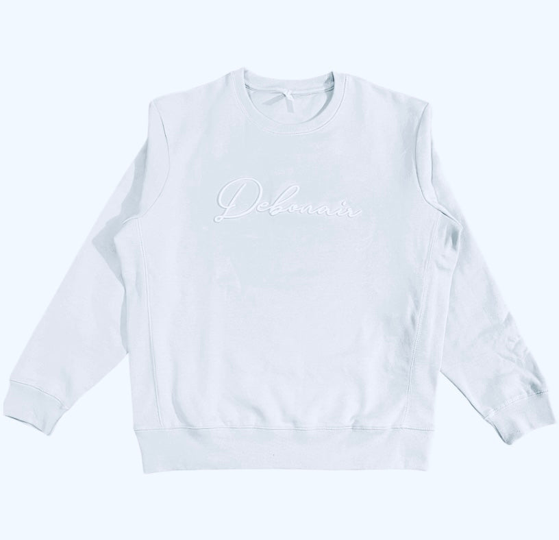Debonair “SEAFOAM” Embroidered Sweatshirt