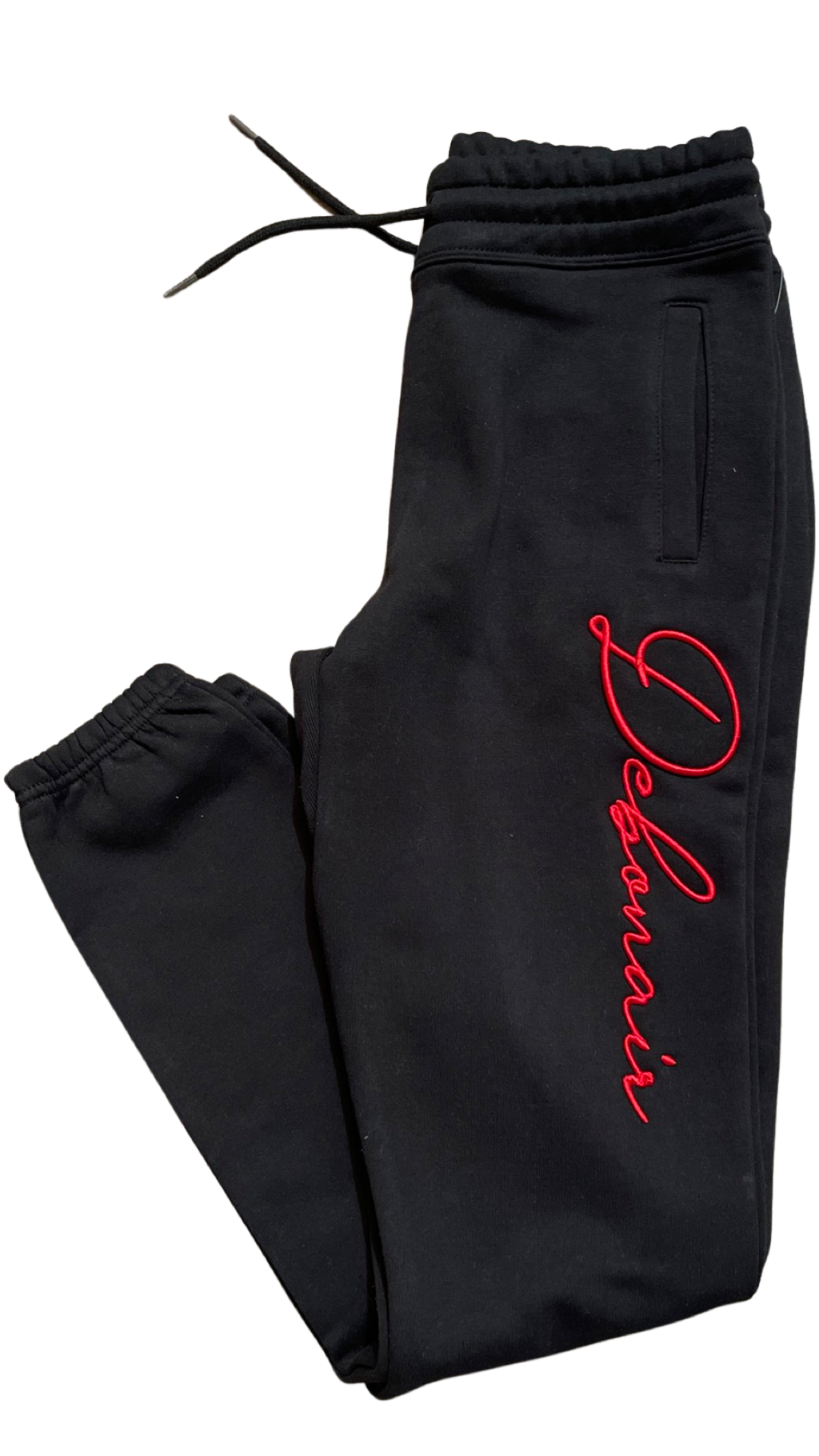 Debonair “BRED” Embroidered Sweatpants